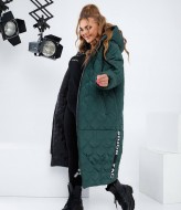 Длинное стеганое пальто NU-1354A35