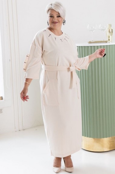 Платье длины миди OKS-176A700