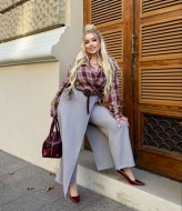 Брюки с запахом  OKS-204A700