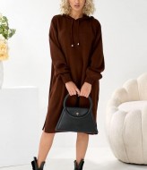 Платье с капюшоном в спортивном стиле  IB-054A910