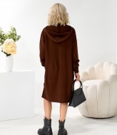 Платье с капюшоном в спортивном стиле  IB-054A910