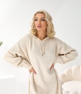 Платье с капюшоном в спортивном стиле  IB-054A910