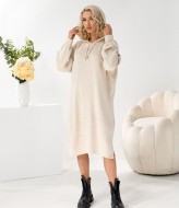 Платье с капюшоном в спортивном стиле  IB-054A910