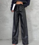 Брюки з екошкіри на флісі KC-3292A450