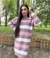 Комфортна сукня - светр IND-5014A570