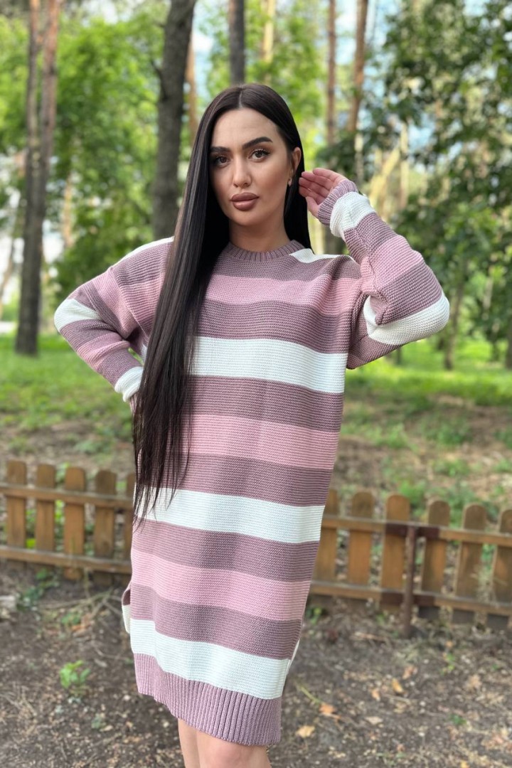 Комфортна сукня - светр IND-5014A570