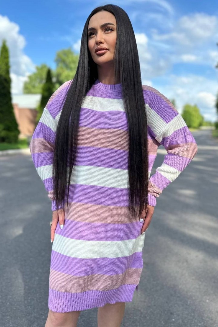 Комфортна сукня - светр IND-5014A570