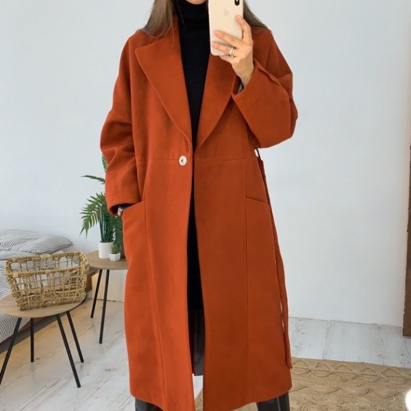 Длинное кашемировое пальто LDD-205A1020