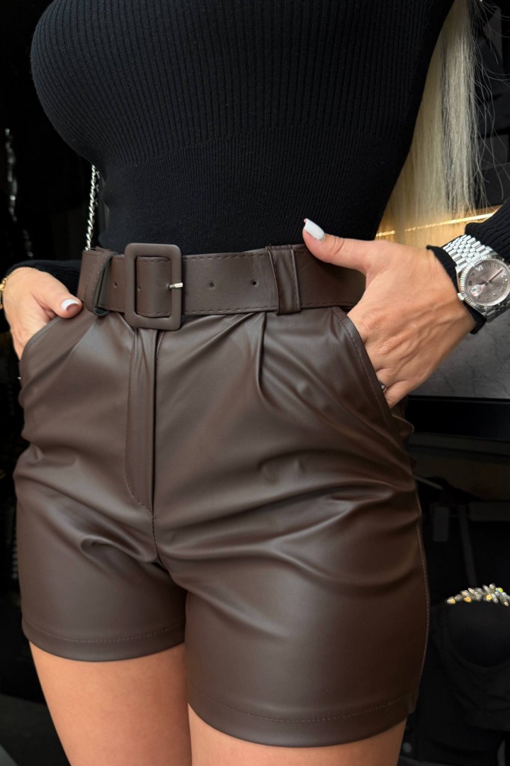 Женские кожаные шорты MIY-957A330