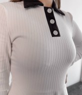 Платье с белым воротником TS-465A530