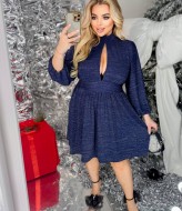 Люрексовое платье VIA-253A370