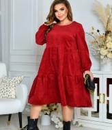 Вельветовое платье NF-3515A600