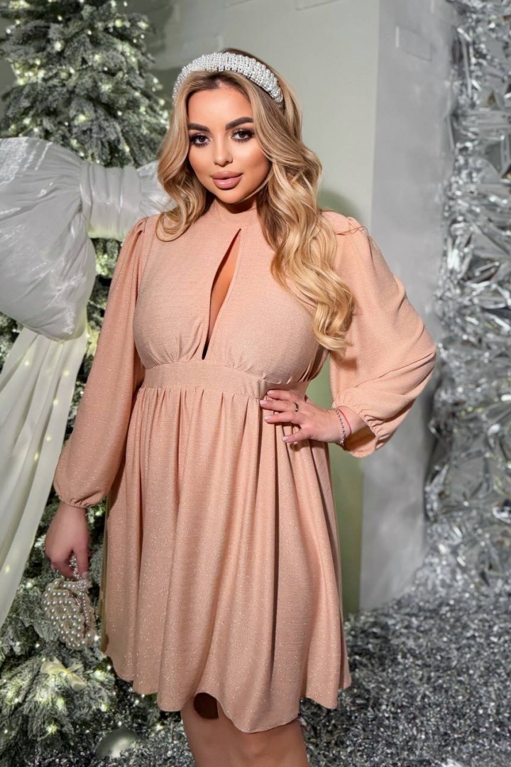 Люрексовое платье VIA-253A370