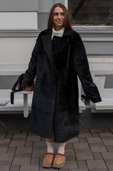 Дубленка на запах YM-5862.22A49B50 Дубленка на запах YM-5862.22A49B50