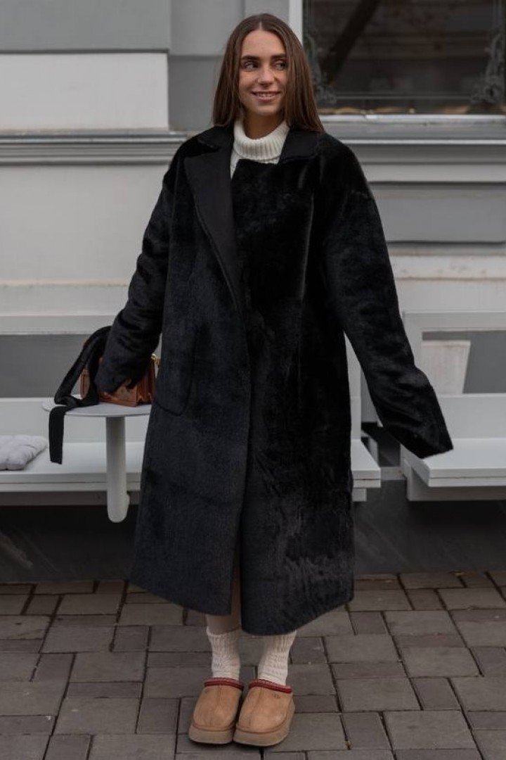 Дубленка на запах YM-5862.22A49B50