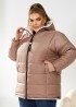 Женская зимняя куртка с мехом  AJ-17174A1050