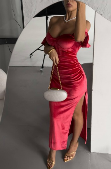 Вишукана оксамитова сукня NK-9200A600 Вишукана оксамитова сукня NK-9200A600