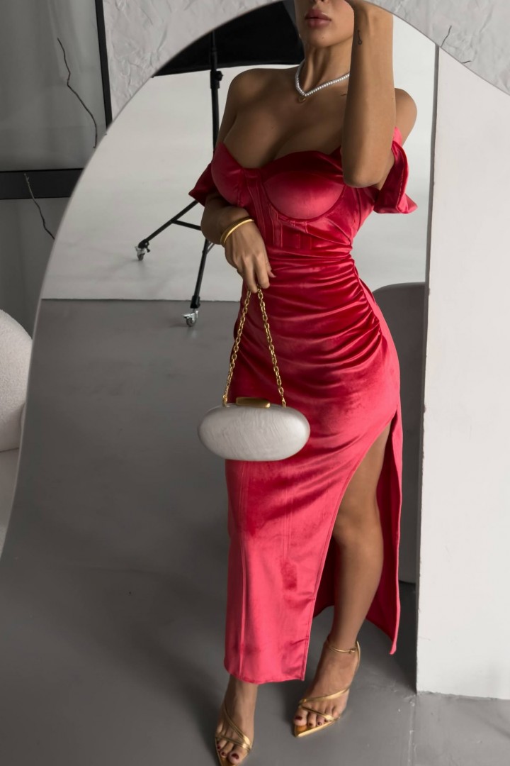 Изысканное бархатное платье NK-9200A600