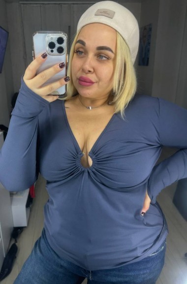 Лонгслив с глубоким декольте YS-2207A390B450