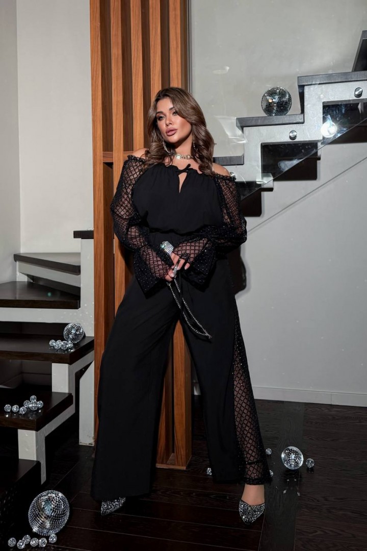 Праздничный брючный комбинезон YM-7042.22A19