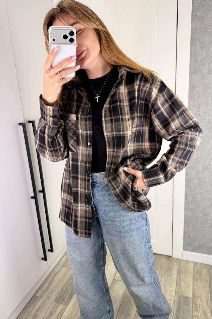 Рубашка прямого кроя KG-108A490