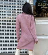 Вязаное платье с горловиной IND-5019A560