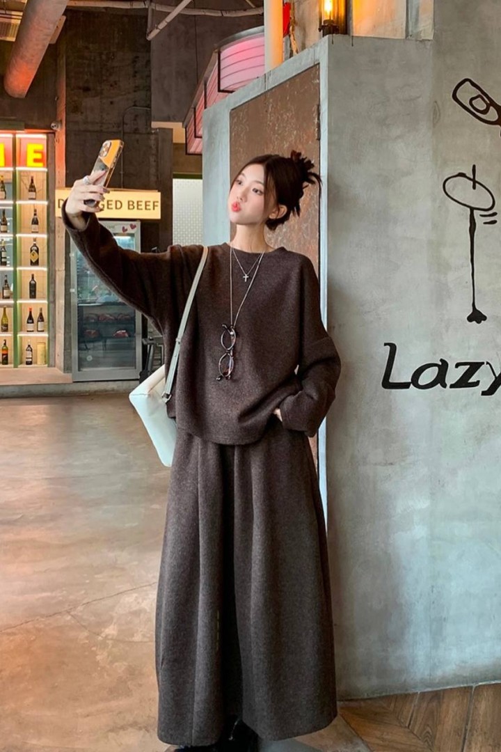 Тепленький костюм из ангоры DMP-A1607A500