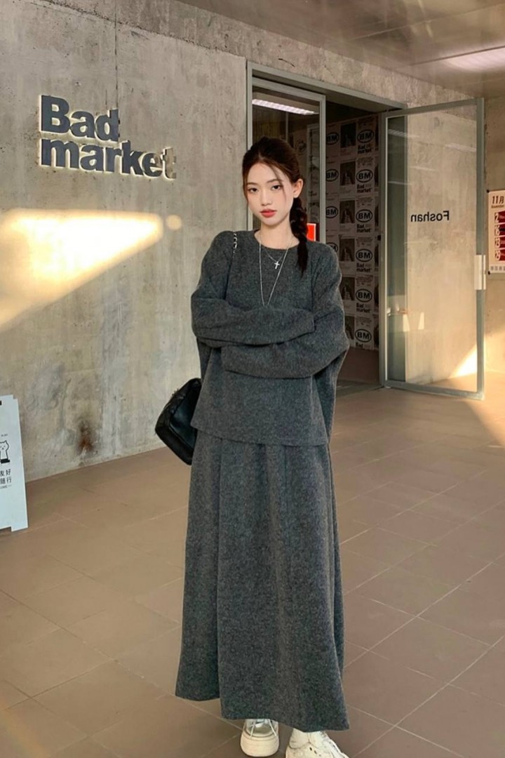 Тепленький костюм из ангоры DMP-A1607A500