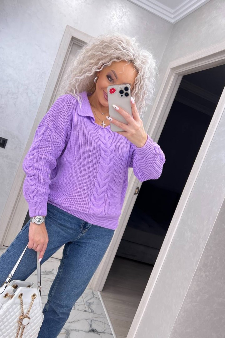 Светр з відкладеним коміром IND-5052A520