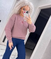 Женский однотонный свитер IND-5055A520