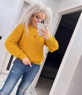 Женский однотонный свитер IND-5055A520