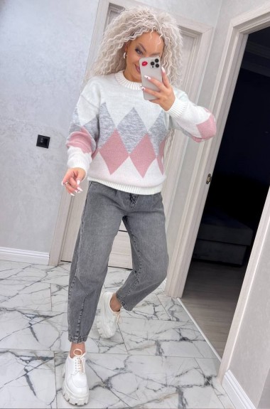 Свитер с низким горлом IND-5063A560