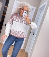 Свитер с цветочным орнаментом IND-5073A510