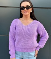 Свитер с глубоким V-образным вырезом IND-5080A480