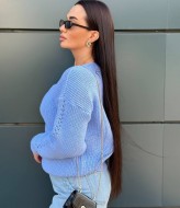 Свитер с глубоким V-образным вырезом IND-5080A480