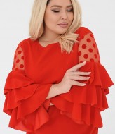 Платье с красивым рукавом BEL-337A16 Платье с красивым рукавом BEL-337A16