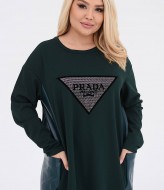 Платье со вставками по бокам BEL-77A20