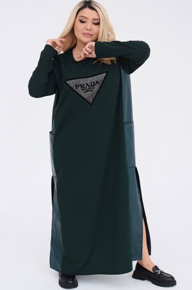 Платье со вставками по бокам BEL-77A20