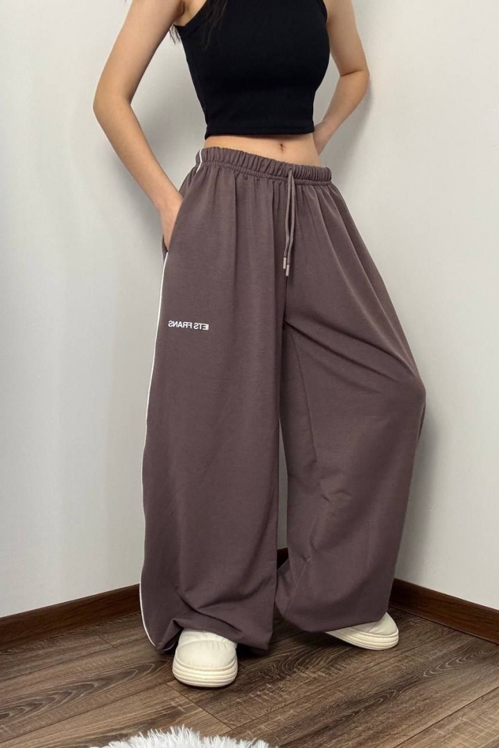 Широкие женские спортивные штаны TYN-713A360