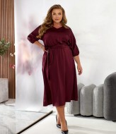 Шелковое платье GOL-2072A950