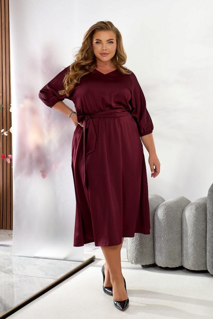 Шелковое платье GOL-2072A950