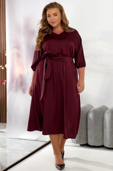 Шелковое платье GOL-2072A950