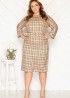 Платье в клетку GOL-1690A800