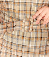 Платье в клетку GOL-1690A800