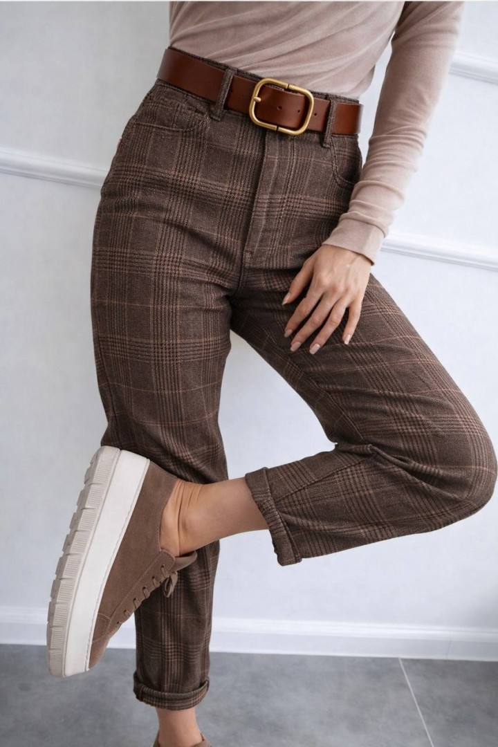 Жіночі штани в клітинку KC-0533A500