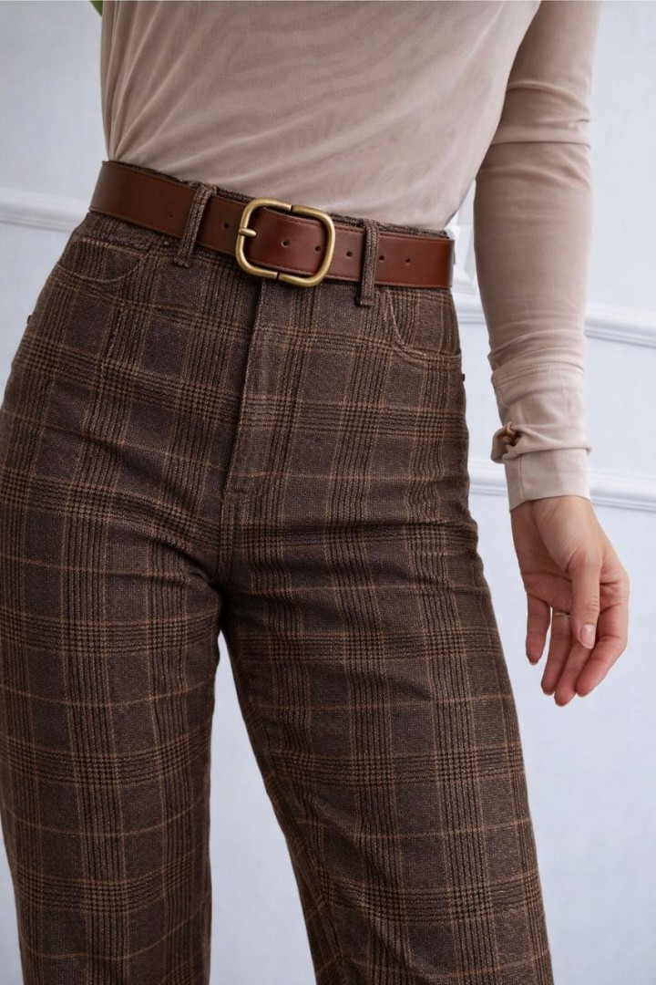 Жіночі штани в клітинку KC-0533A500