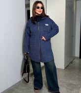 Кардиган на молнии с капюшоном AD-7932.1A320