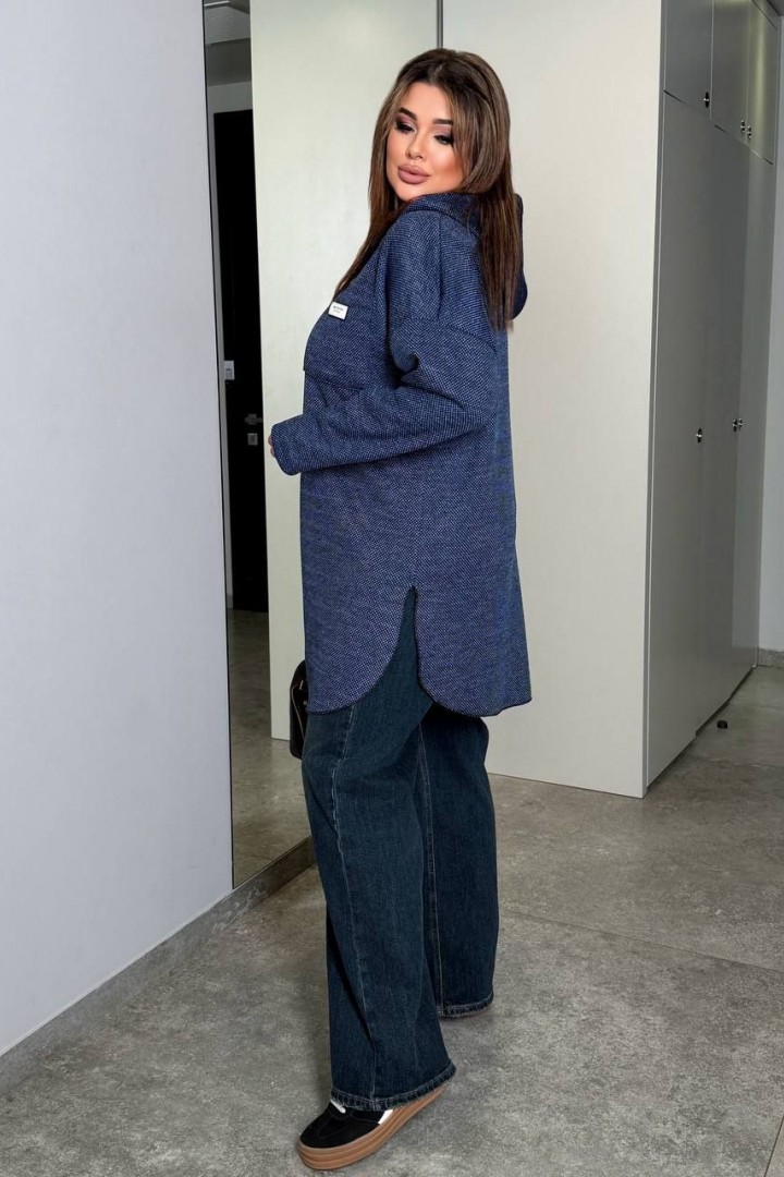 Кардиган на молнии с капюшоном AD-7932.1A320