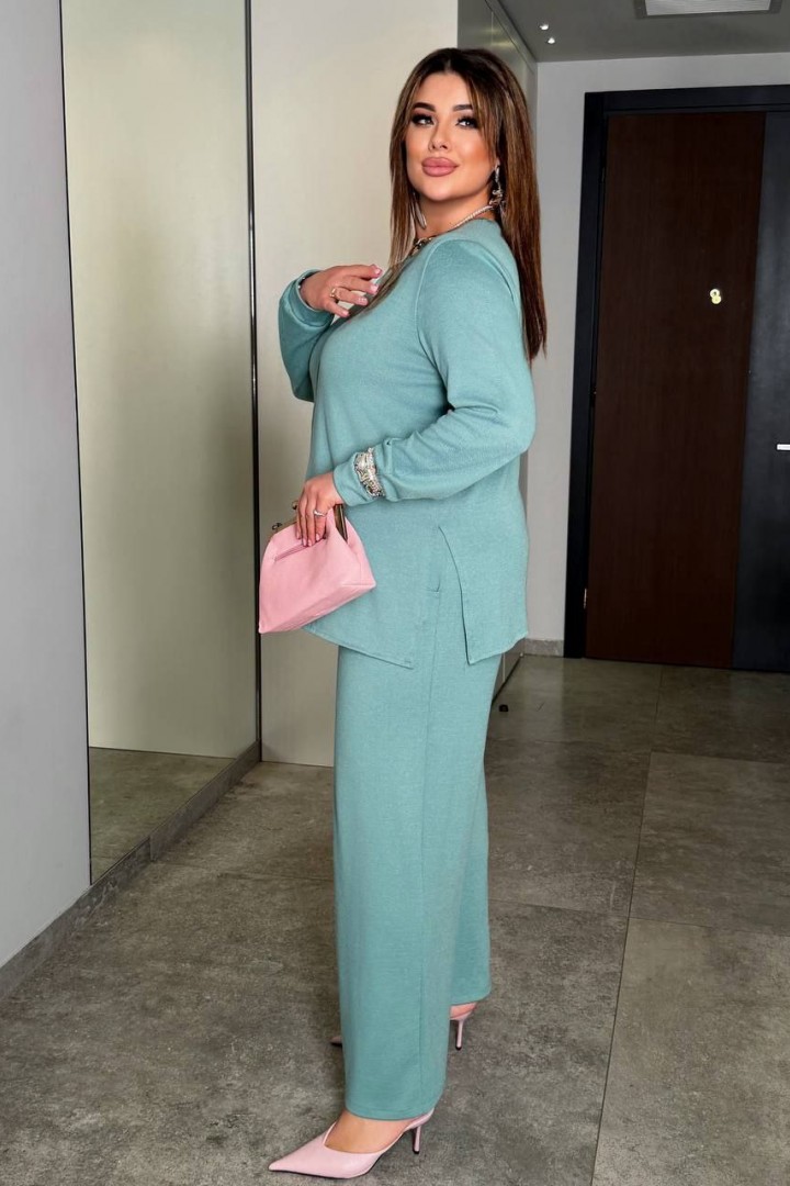 Ангоровий брючний костюм AD-7929.1A340