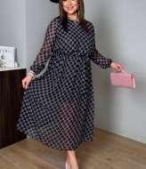 Шифоновое платье с пышной юбкой AD-8004.1A290